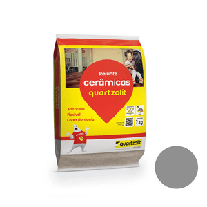 Rejunte Flexível Cinza Ártico 1kg Quartzolit
