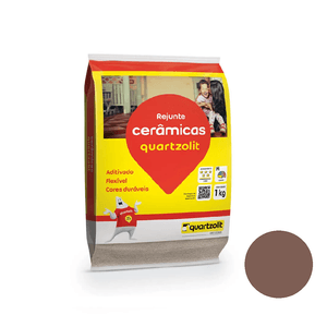 Rejunte Flexível Marrom Café 1kg Quartzolit