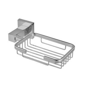 Saboneteira Parede 4006 Quadratt Cromada Luxo Imperatriz