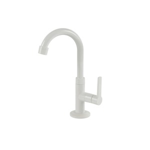 Torneira de Mesa para Banheiro 2190 W75 Branca Higo