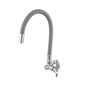 Torneira Cozinha Parede Flex 2066 C77 1/4 Cinza Imperatriz