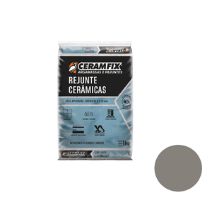 Rejunte 1kg Flexível Grafite Ceramfix