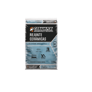 Rejunte 1kg Flexível Branco Ceramfix