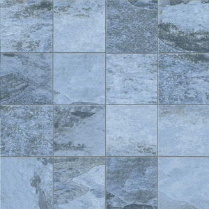 Porcelanato 72x72 Petra Blue Granilhado Retificado Via Rosa
