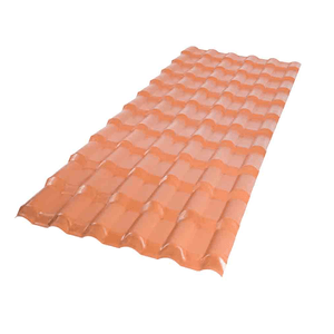 Telha PVC 1.98x0.88 Colonial Plan Terracota Afort