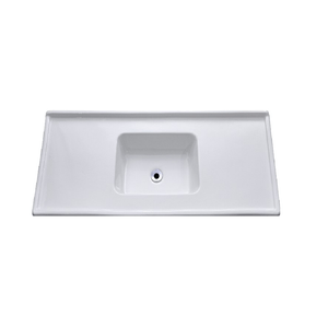 Pia 150x54 Marmore Sintetico Branco Decoralita