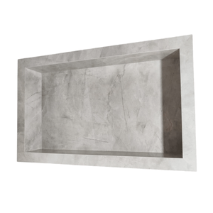 Nicho para Embutir de Porcelanato 70x43x10cm Pulpis Cinza JV Abrasivos
