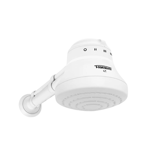 Chuveiro Ducha Faminho 4 Temperaras Branco 220v 6800w C/cano 30cm Fame