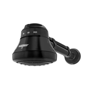 Chuveiro Ducha Faminho 4 Temperaturas Black 220v 6800w C/cano 30cm Fame