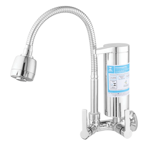 Torneira para Cozinha Gourmet de Parede com Filtro Cristal Arejador Articulado Cromado 2174 C55 Imperatriz
