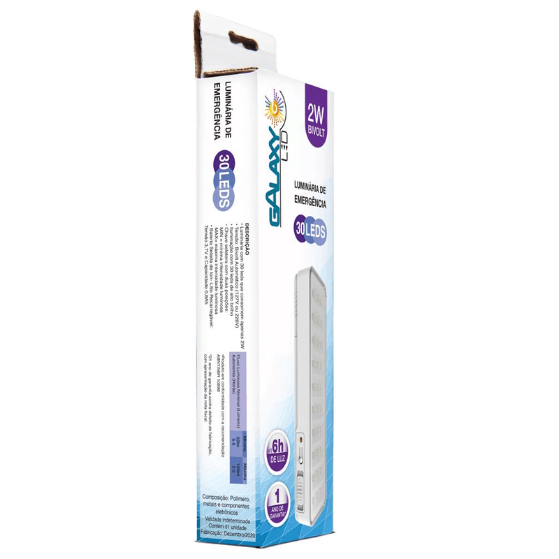 Luminaria_de_Emergencia_2W_6500K_com_30_LED_Bivolt_Galaxy_1723401