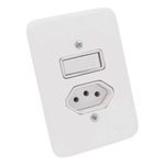 InterruptorTomada_de_1_Tecla_Paralela_Polar_1901112_Radial_1911750