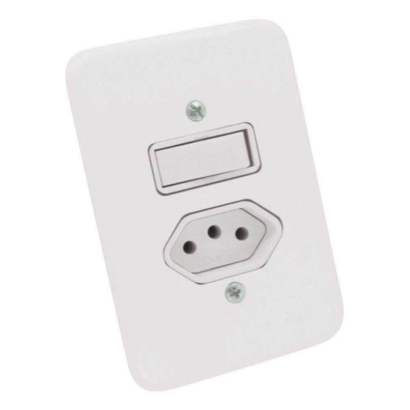 InterruptorTomada_de_1_Tecla_Paralela_Polar_1901112_Radial_1911750