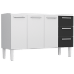 Gabinete_de_Cozinha_em_Aco_150_Tres_Gavetas_Vnus_Flat_Preto_Montado_Cozimax_2153250