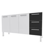 Gabinete_de_Cozinha_em_Aco_160_Tres_Gavetas_Vnus_Flat_Preto_Montado_Cozimax_2152440