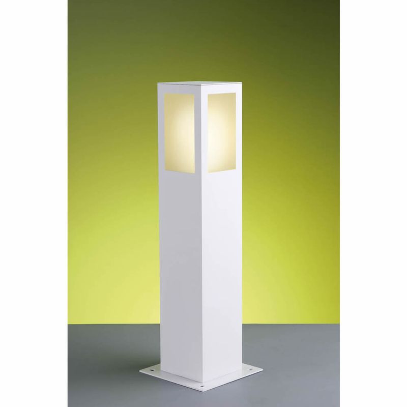 Poste_50cm_Ideal_Alumnio_Quadrado_1e27_Pa150_Branco_Ideal_2161860