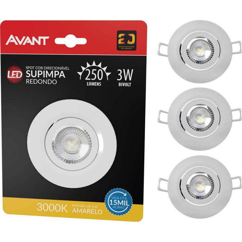 Spot_Supimpa_3W_LED_Redondo_Embutir_NH250_3000K_Bivolt_Avant_2207280