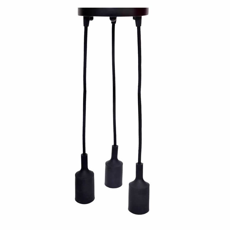 Pendente_Benjamin_3xE27_Preto_Fosco_Avant_2277730