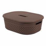 Cesta_Pequena_40X305X129CM_Graft_Com_Tampa_Marrom_Brinox_2310290