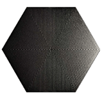 Revestimento_Brilhante_228_Hexagonal_Frisado_Black_Extra_Ceral_2392590