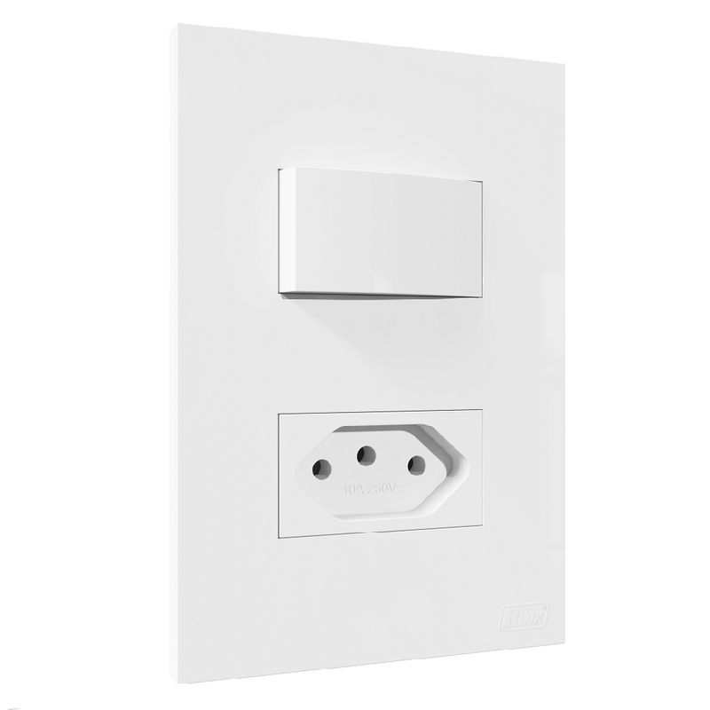 InterruptorTomada_de_1_Tecla_Simples_20A_Recta_Branco_Blux_2408690
