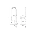 Torneira_Gourmet_com_Misturador_Monocomando_45cm_para_Cozinha_2710_Cromado_Imperatriz_2421873