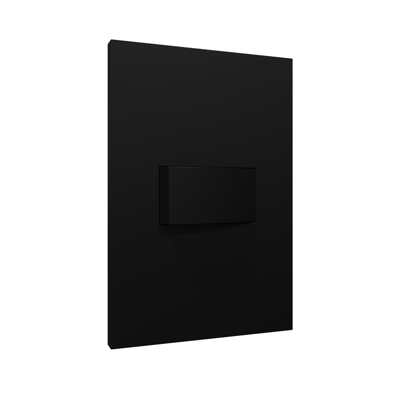 Interruptor_1_Tecla_Paralela_Recta_Preto_acetinado_Blux_2451270