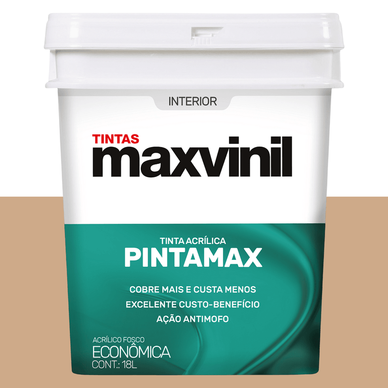 Tinta_Pintamax_Interna_18L_Acrlica_Fosco_Areia_Maxvinil_2370000