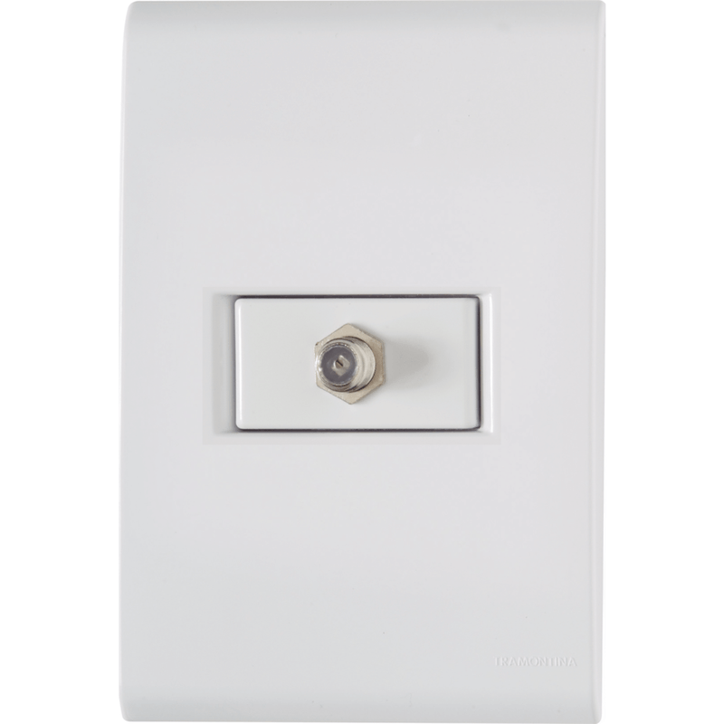 Tomada_TvSat_Coaxial_Liz_Branca_Tramontina_1779380