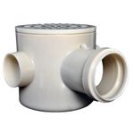 Caixa_Sifonada_150x185x75mm_Grelha_Redonda_Branca_com_5_Entradas_5685700